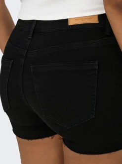 ONLWAUW Taille moyenne Regular Fit Short en denim
