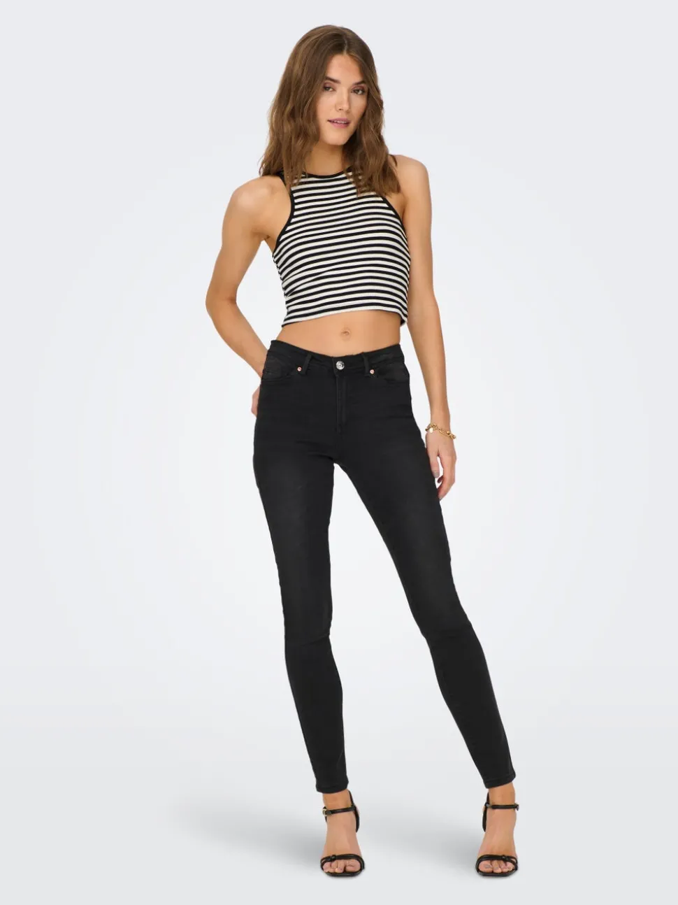 ONLWAUW Taille moyenne Skinny Fit Jeans