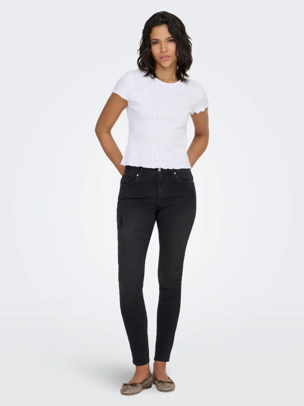 ONLWOW Taille moyenne Skinny Fit Jeans
