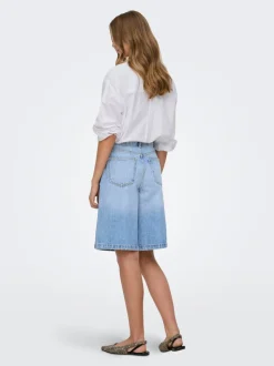 ONLZAGU-DORSI Taille moyenne Loose Fit Short en denim