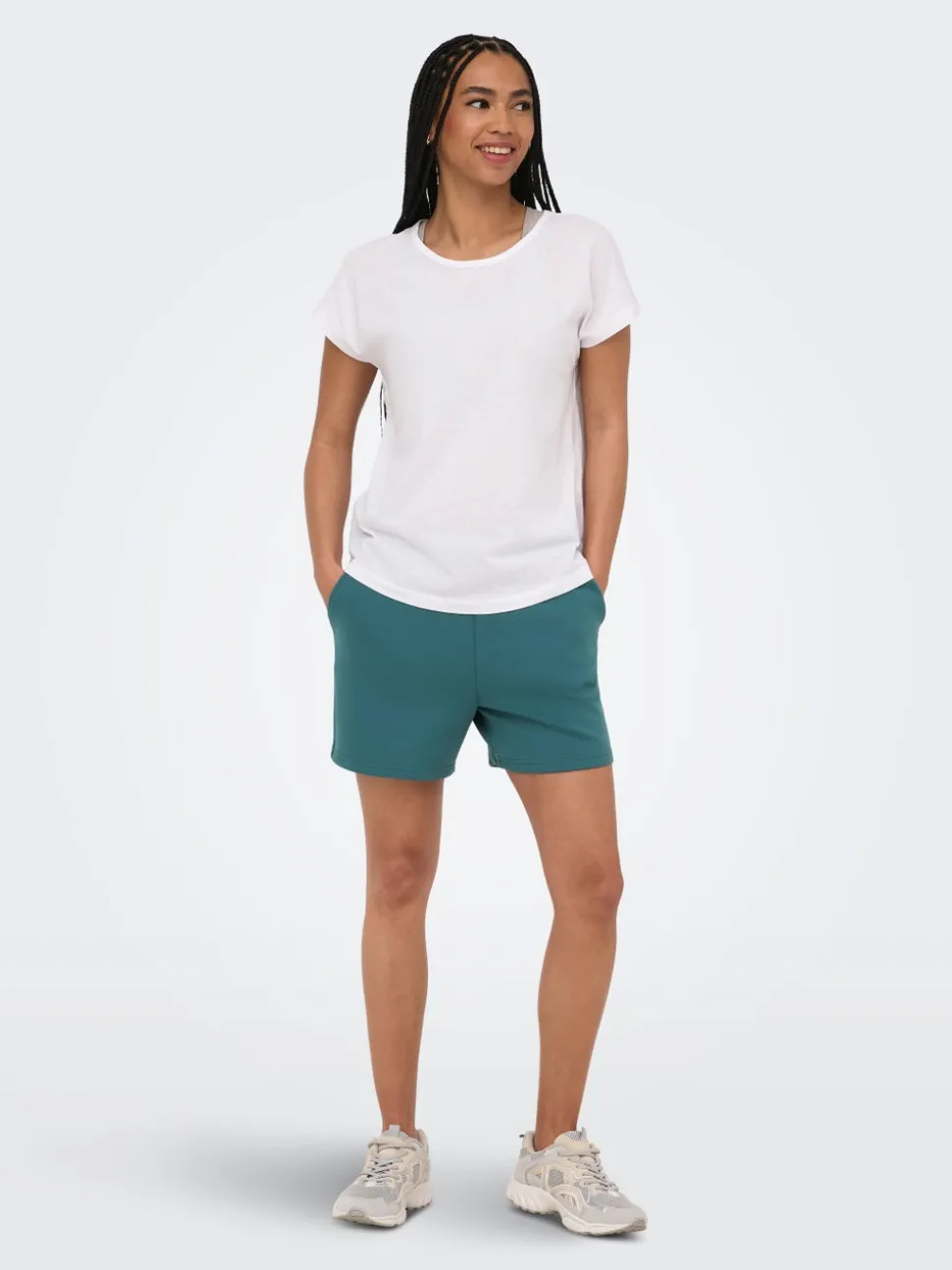 ONPLOUNGE Taille haute Loose Fit Short en molleton