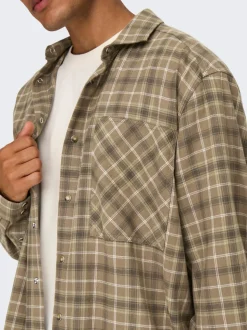 ONSARCHER Chemise en flanelle
