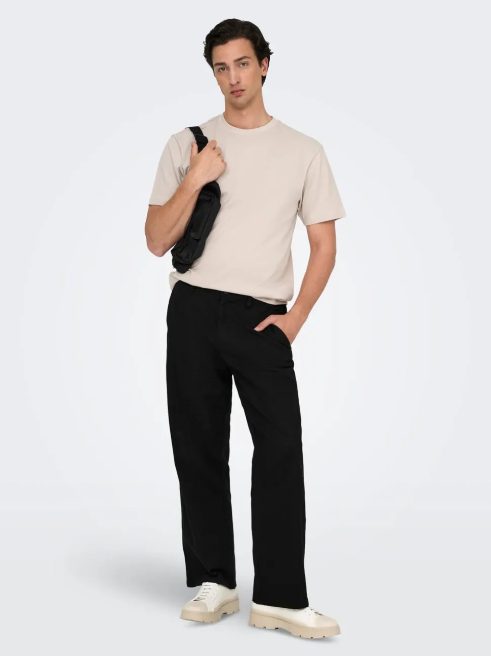ONSBOB Loose Fit Lin Pantalon