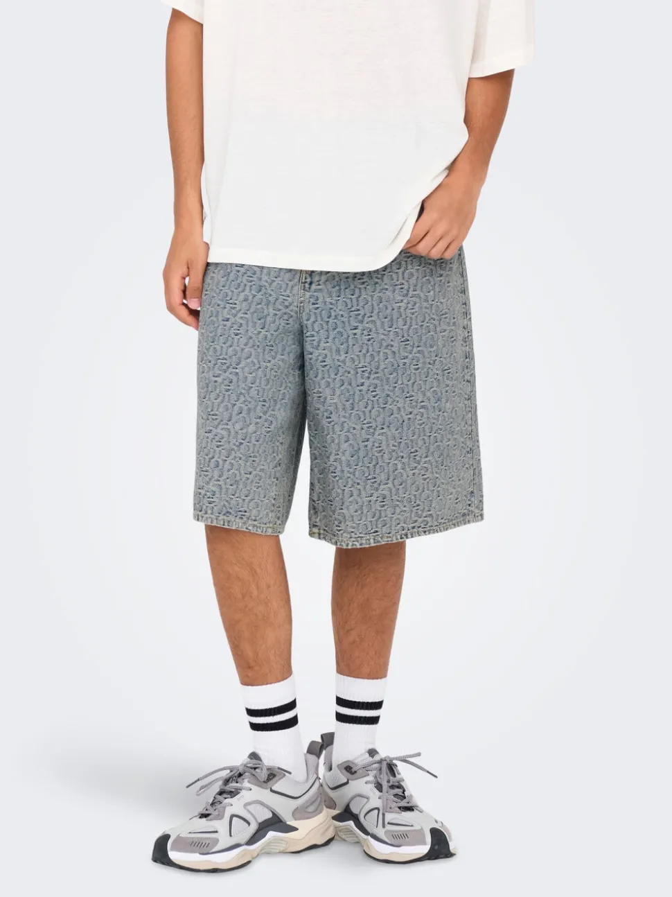 ONSCARL Taille moyenne Balloon Fit Short à 5 poches