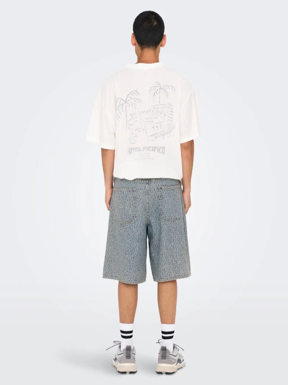 ONSCARL Taille moyenne Balloon Fit Short à 5 poches
