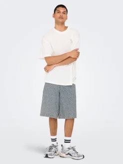 ONSCARL Taille moyenne Balloon Fit Short à 5 poches