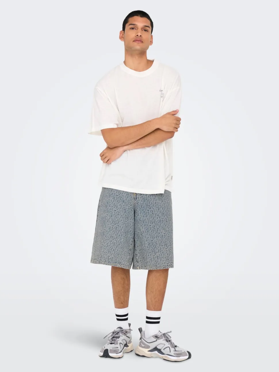 ONSCARL Taille moyenne Balloon Fit Short à 5 poches