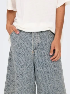 ONSCARL Taille moyenne Balloon Fit Short à 5 poches