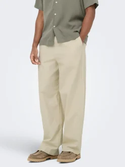 ONSDAVES Wide Leg Fit Lin Pantalon