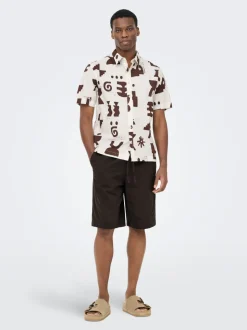 ONSDAVES Wide Leg Fit Lin Shorts