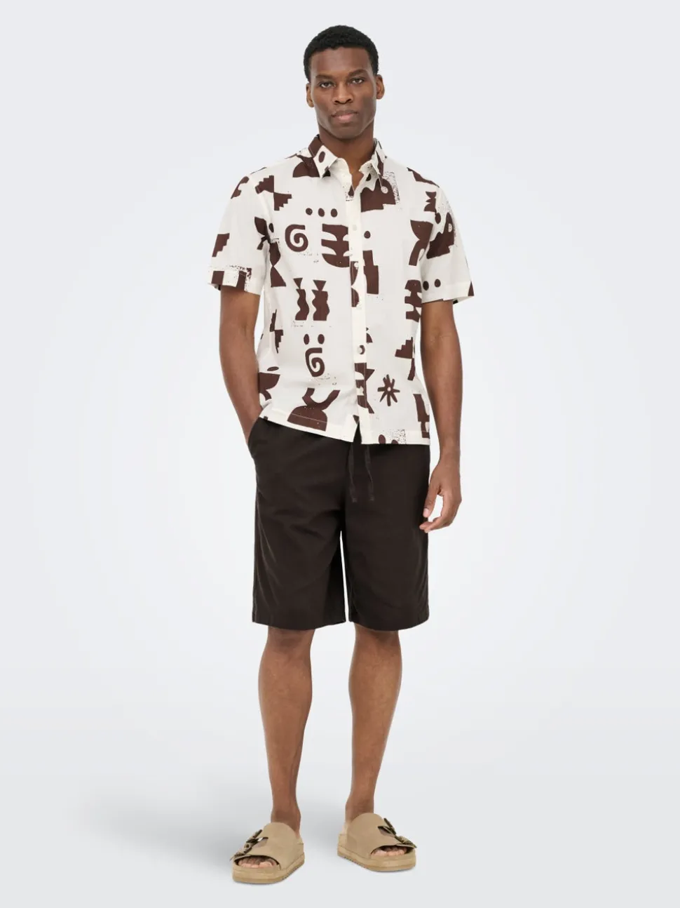 ONSDAVES Wide Leg Fit Lin Shorts