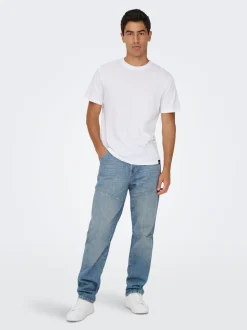 ONSEDGE Taille moyenne Straight Fit Jeans