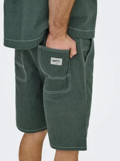 ONSEDGE Taille moyenne Straight Fit Short à 5 poches