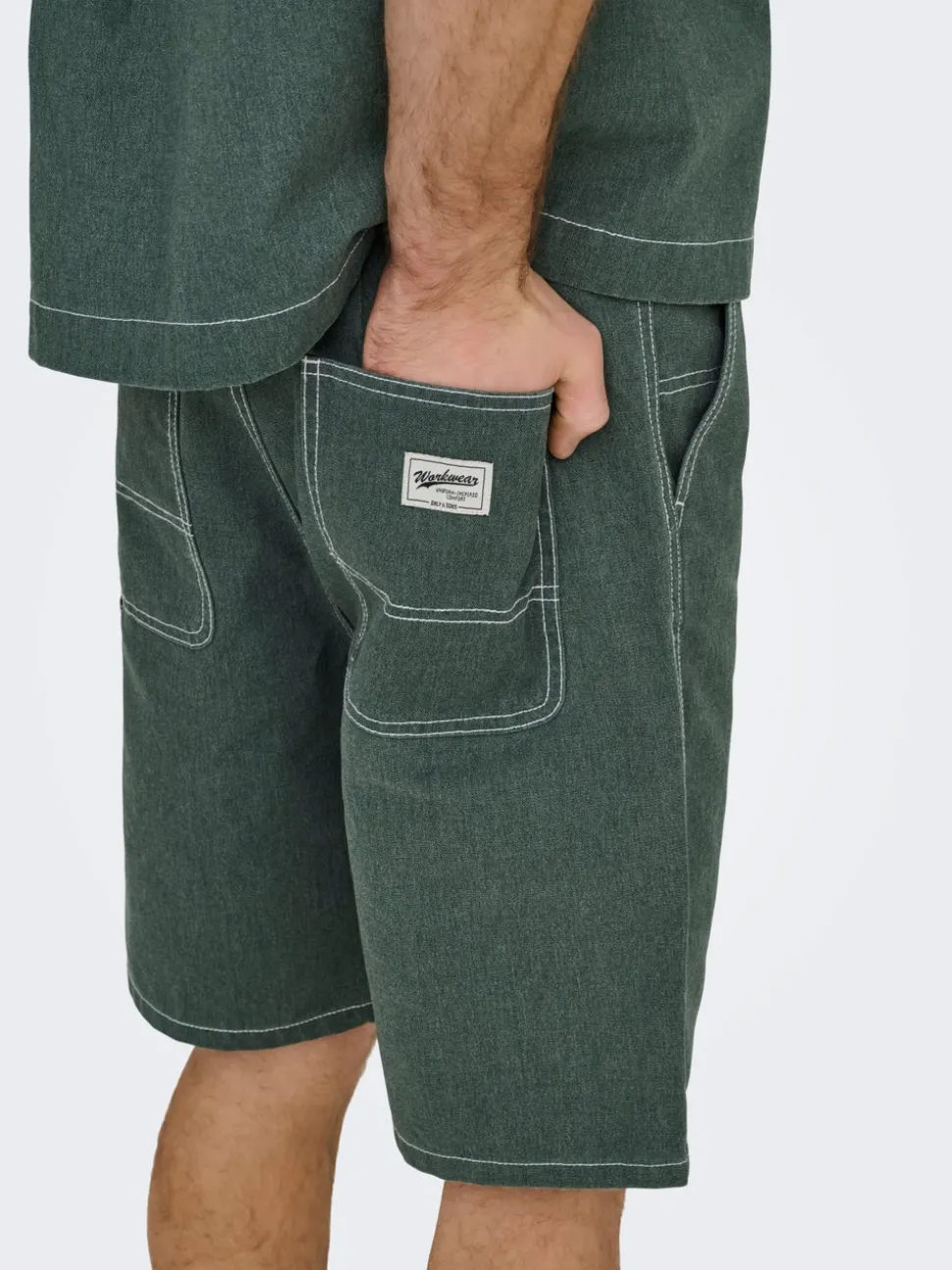 ONSEDGE Taille moyenne Straight Fit Short à 5 poches