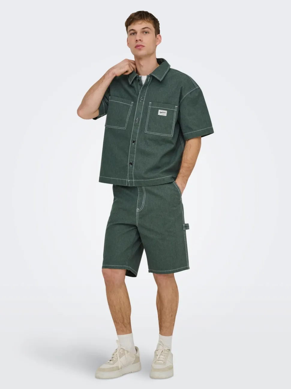 ONSEDGE Taille moyenne Straight Fit Short à 5 poches