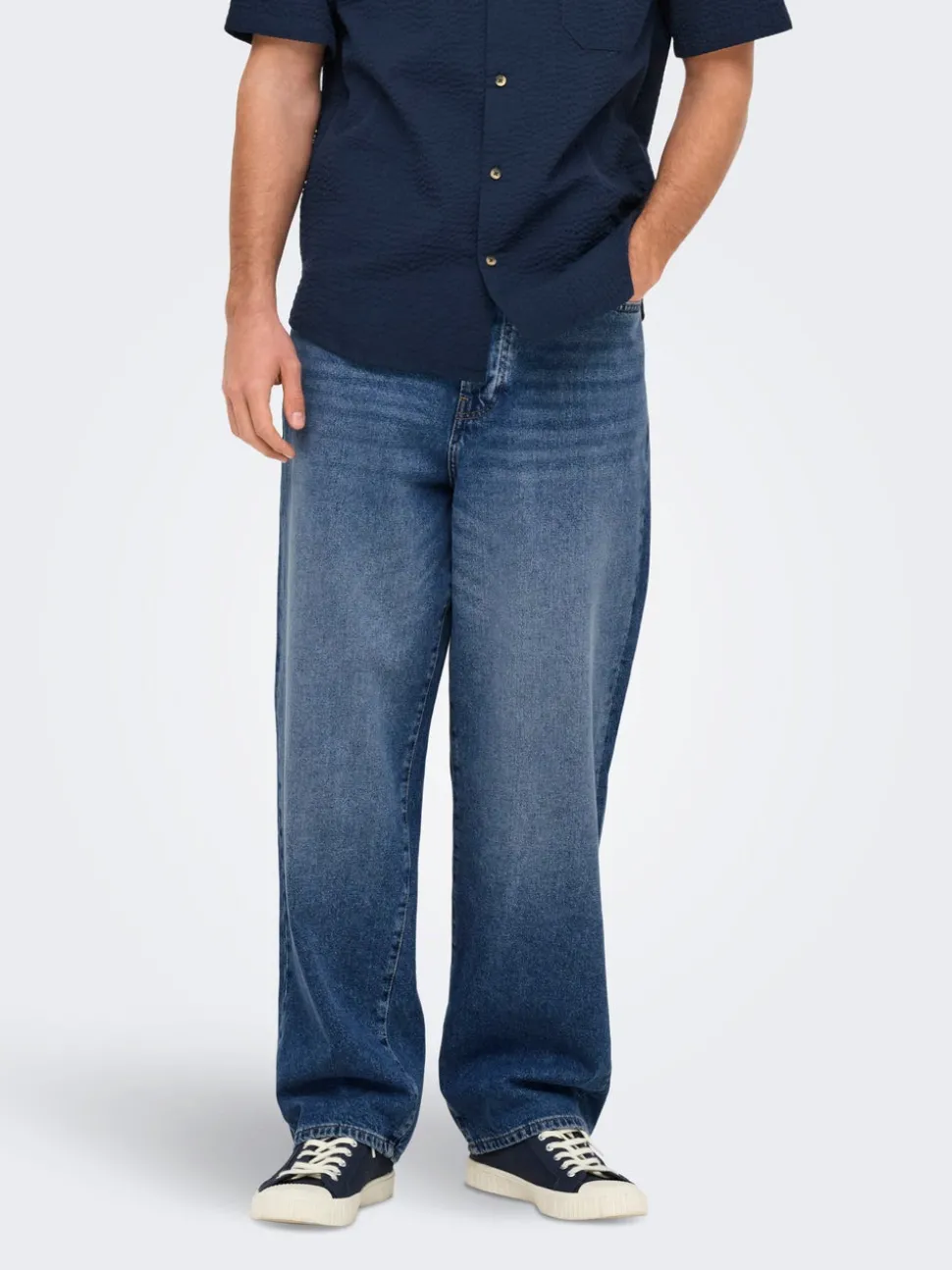 ONSFADE Taille haute Loose Fit Jeans