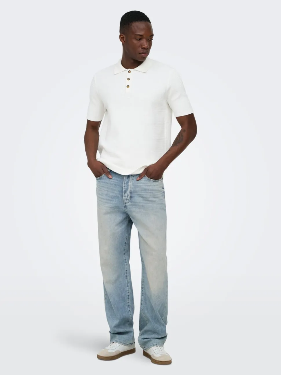 ONSFADE Taille moyenne Loose Fit Jeans
