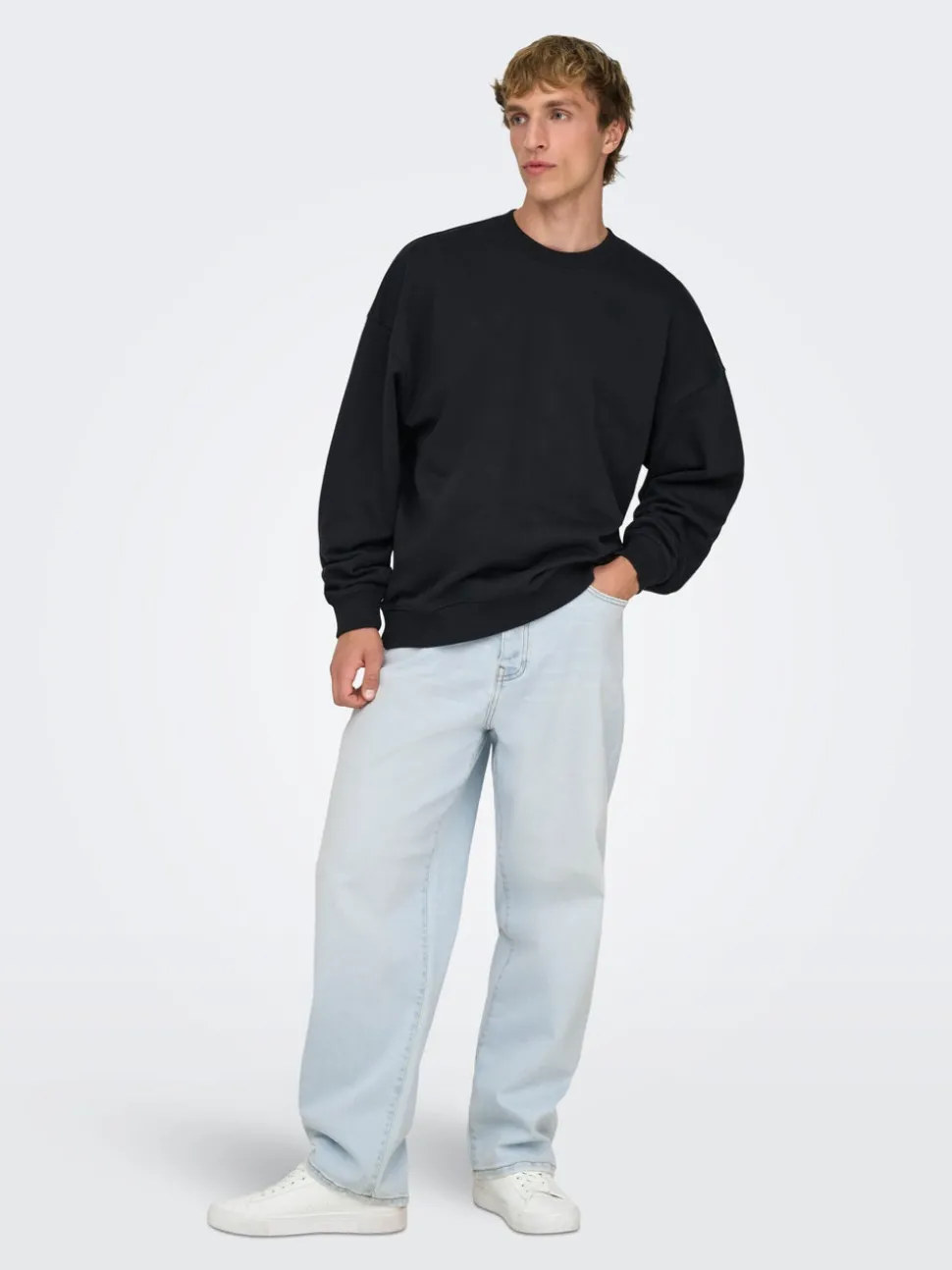 ONSFADE Taille moyenne Loose Fit Strecth Jeans