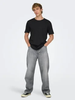 ONSFADE Taille moyenne Loose Fit Strecth Jeans