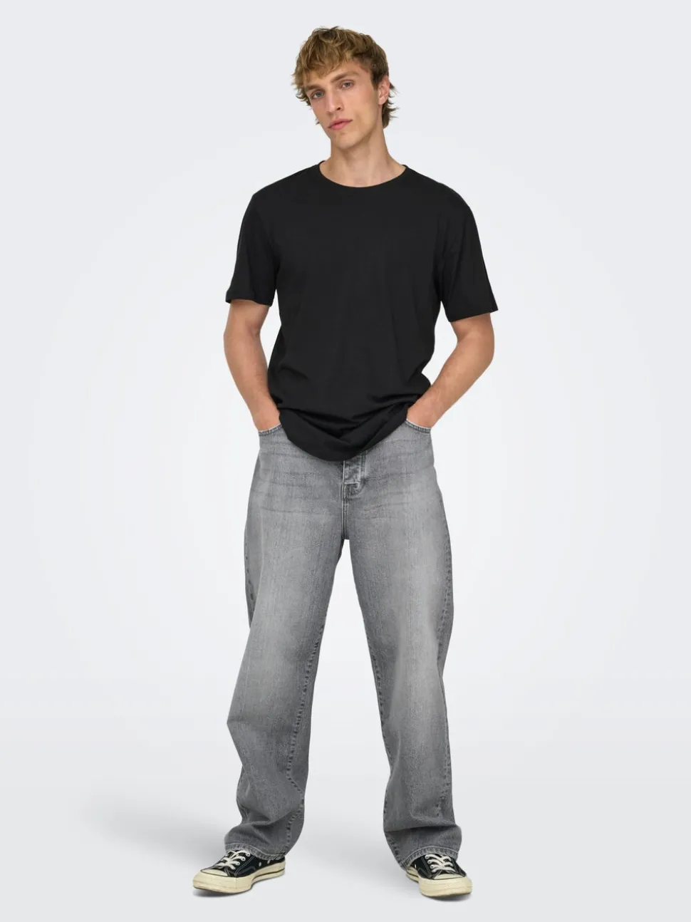 ONSFADE Taille moyenne Loose Fit Strecth Jeans