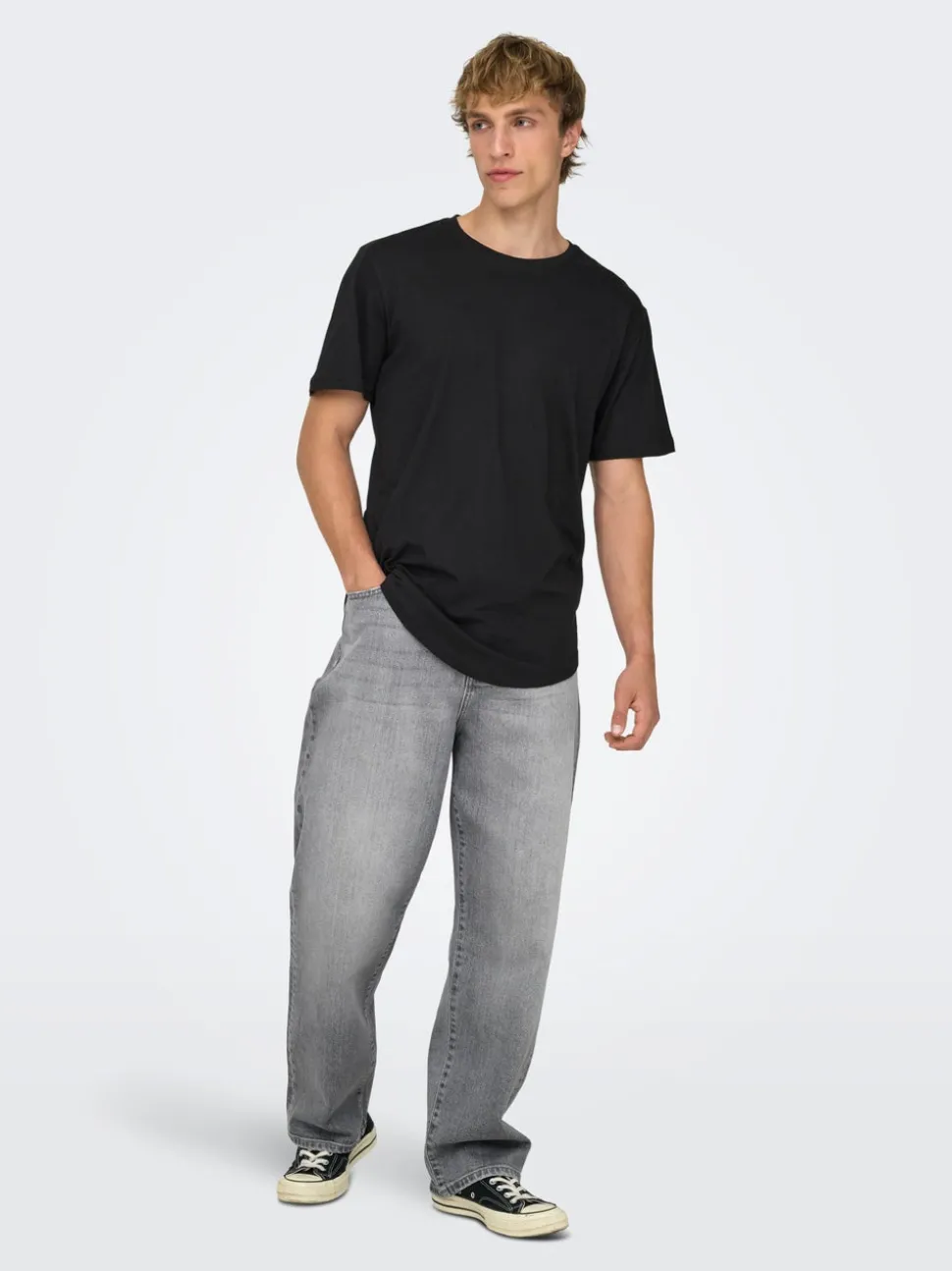 ONSFADE Taille moyenne Loose Fit Strecth Jeans