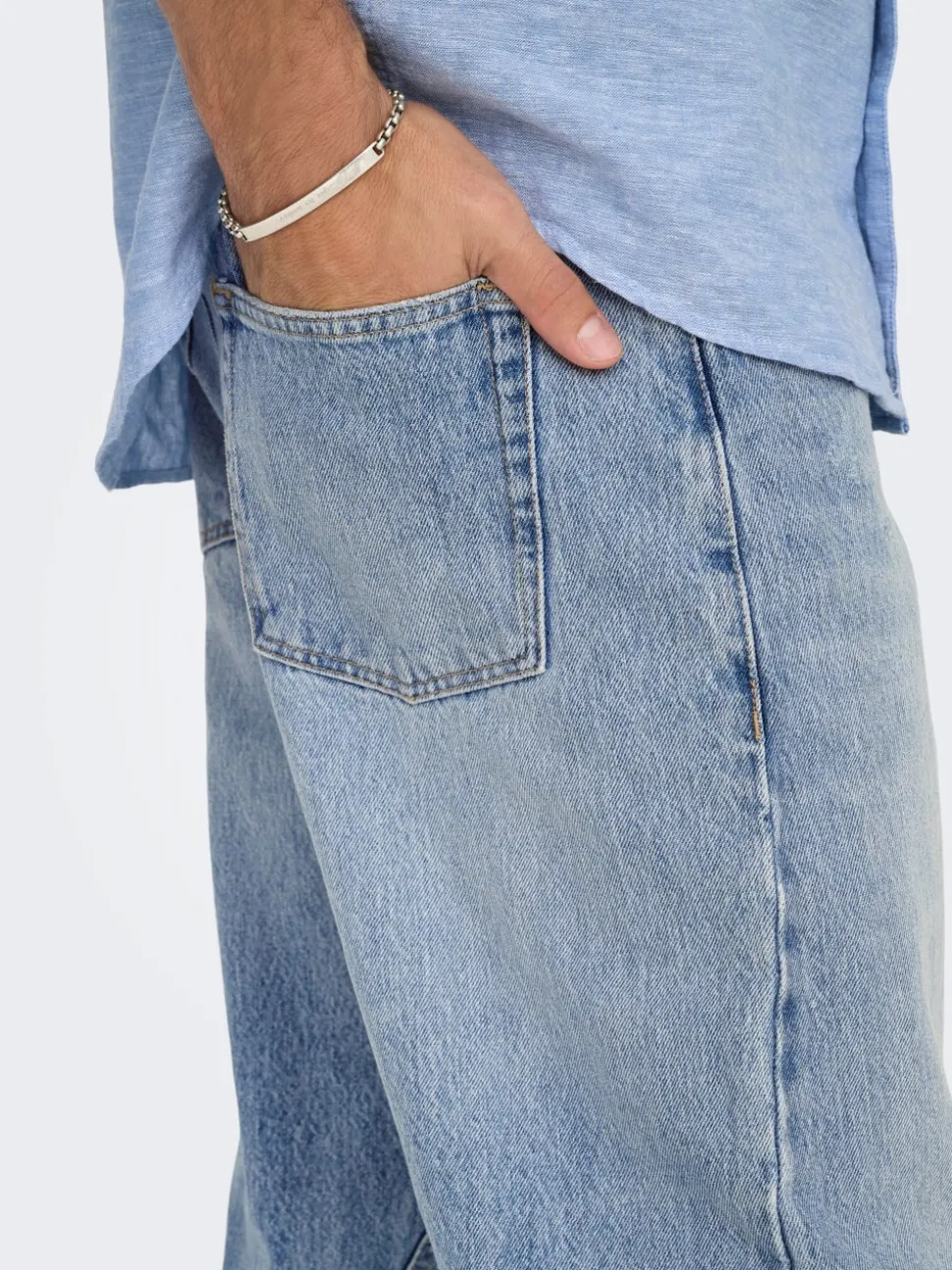 ONSFADE Taille moyenne Loose Fit Jeans