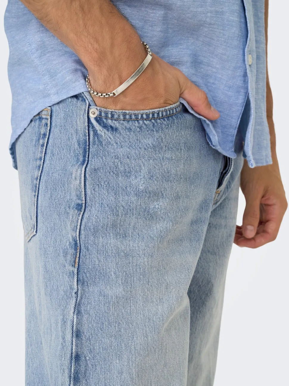 ONSFADE Taille moyenne Loose Fit Jeans