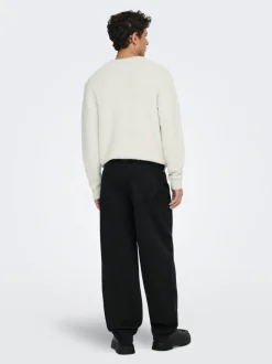 ONSFIVE Taille moyenne Baggy Fit Jeans