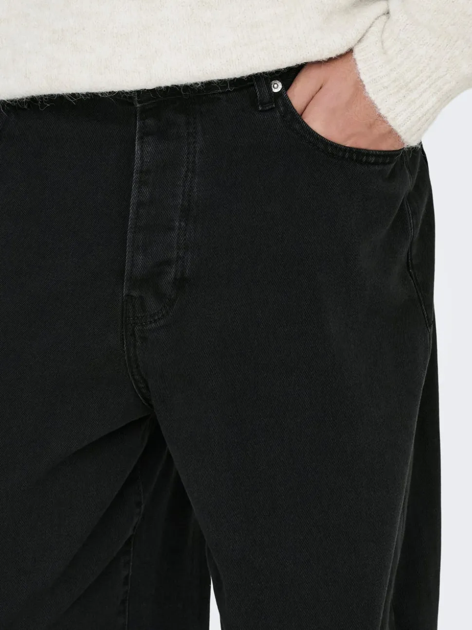 ONSFIVE Taille moyenne Baggy Fit Jeans