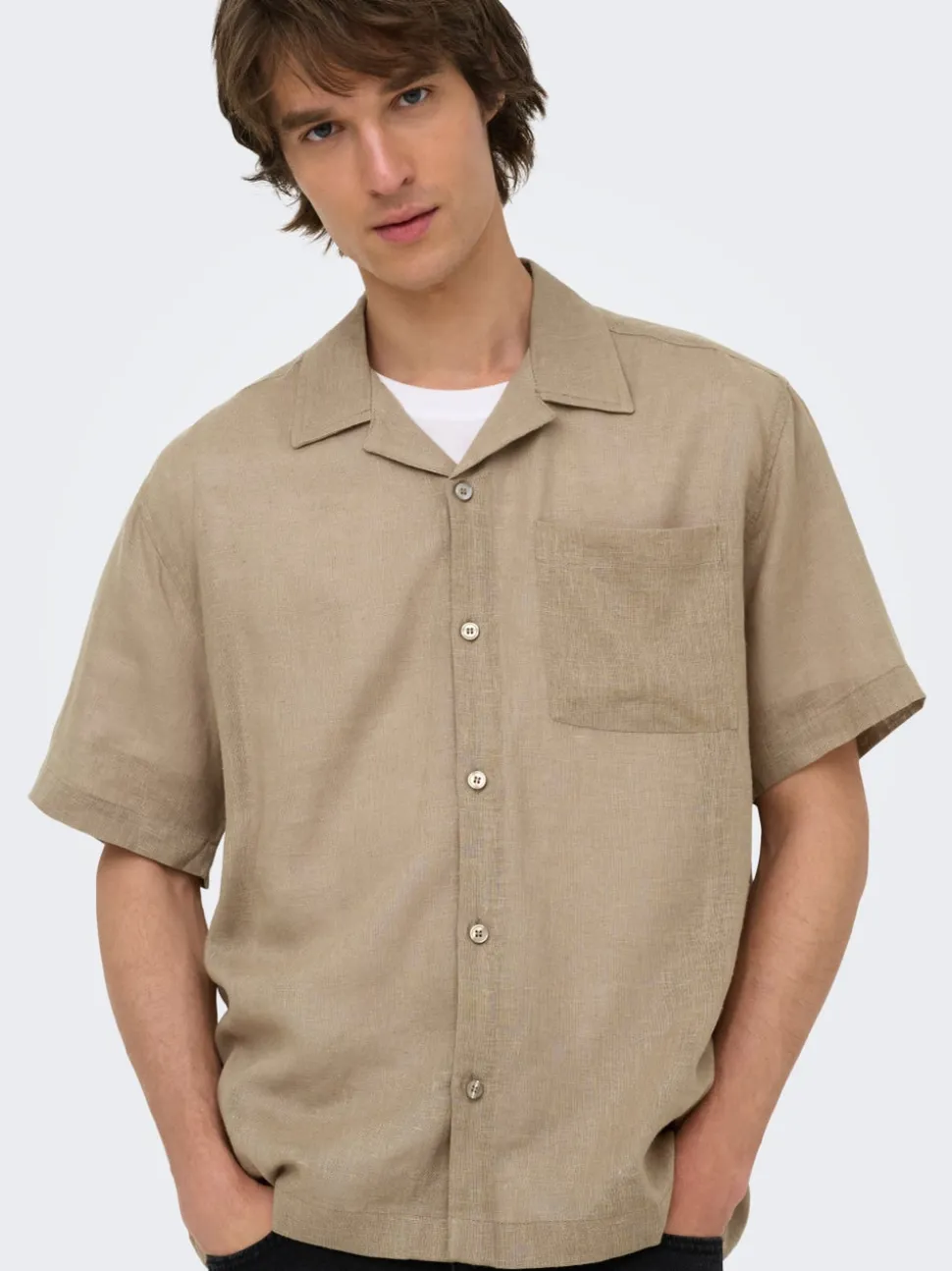 ONSLAURENCE Lin Chemise de vacances