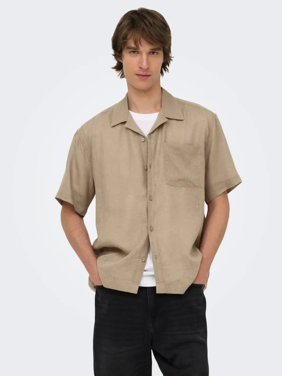 ONSLAURENCE Lin Chemise de vacances