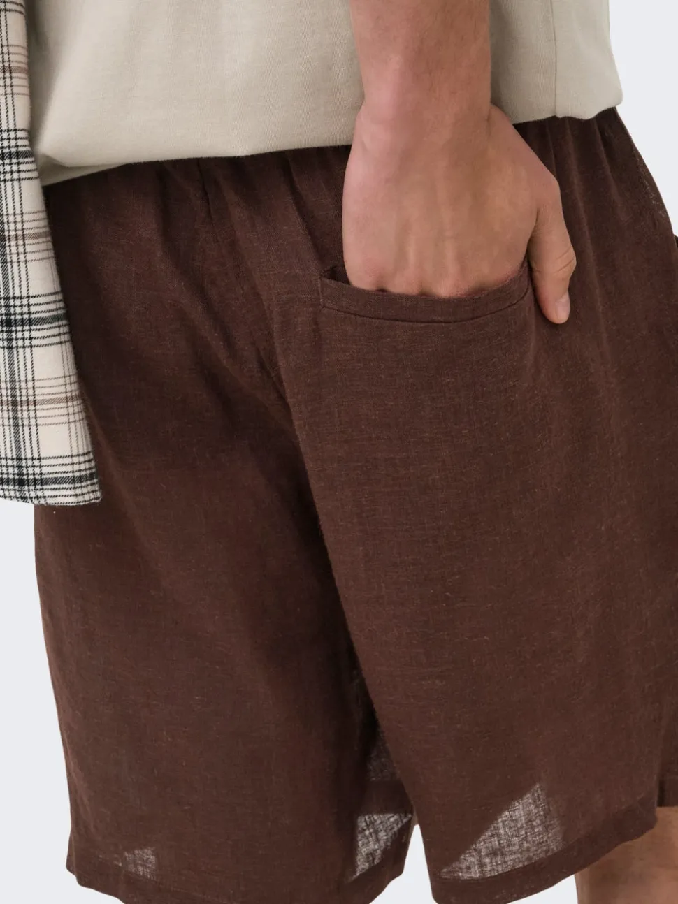 ONSLAURENCE Regular Fit Lin Shorts