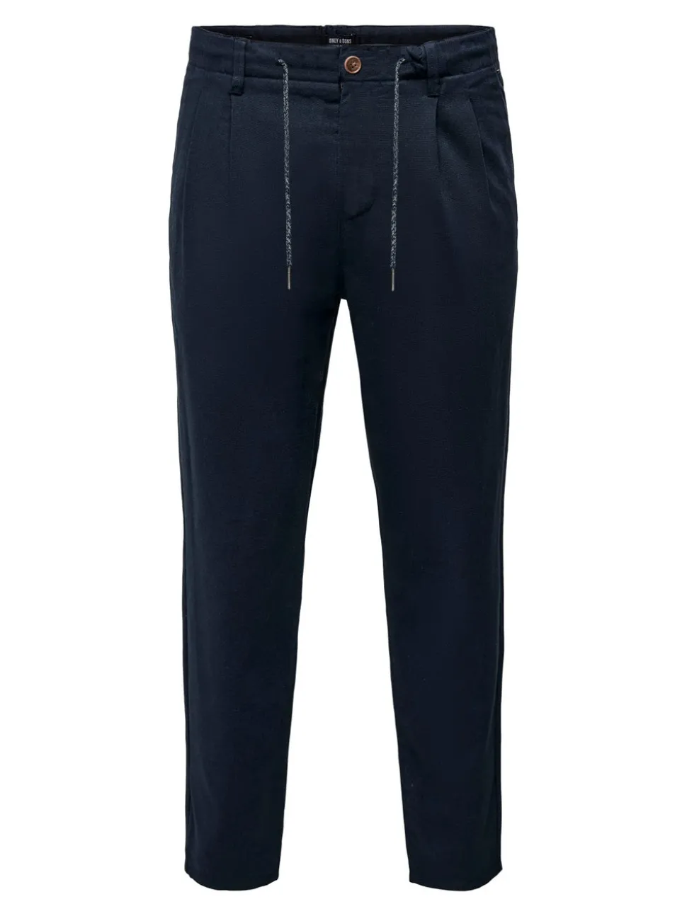 ONSLEO Tapered fit - Cropped Lin Pantalon chino