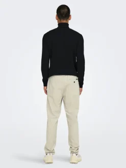 ONSLINUS Pantalon en velours côtelé coupe fuselée