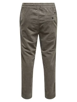 ONSLINUS Pantalon en velours côtelé coupe fuselée