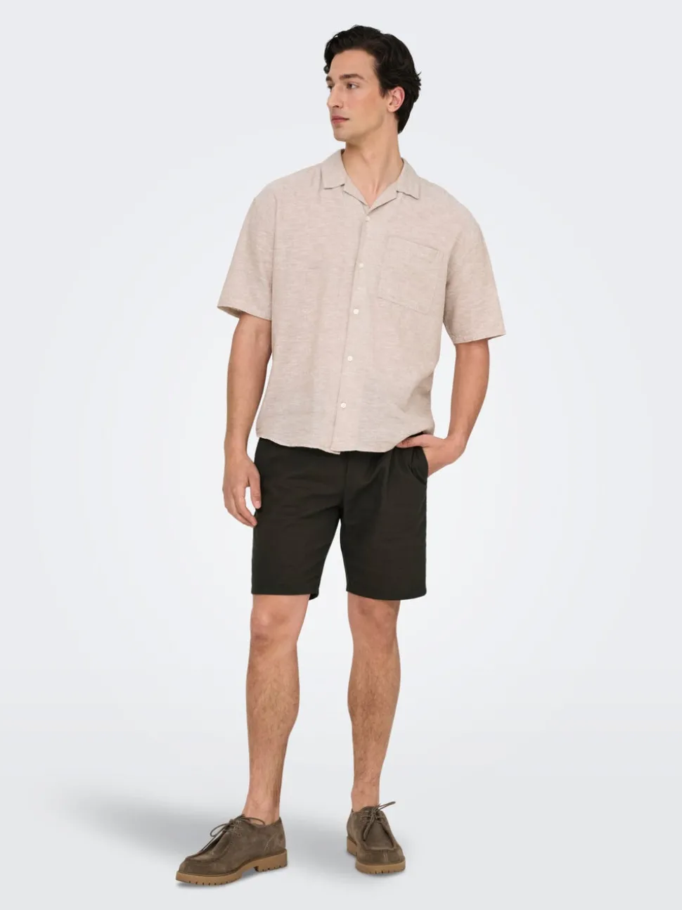 ONSLINUS Regular Fit Lin Shorts