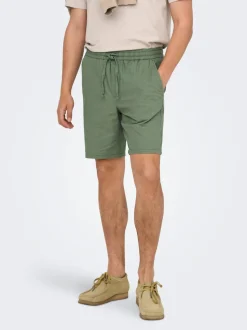 ONSLINUS Regular Fit Lin Shorts