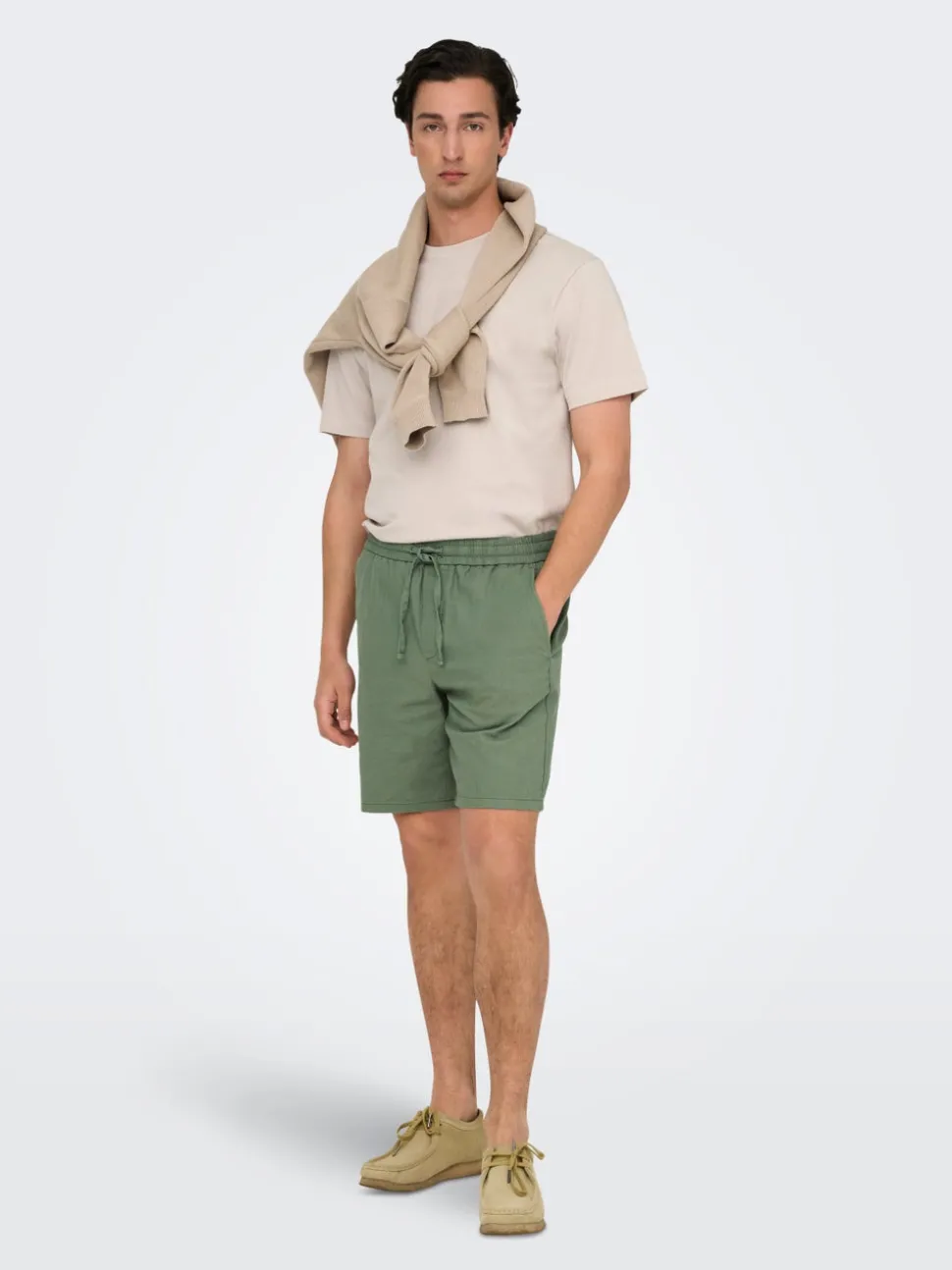 ONSLINUS Regular Fit Lin Shorts