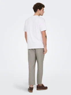 ONSLINUS Tapered Fit Lin Jogger