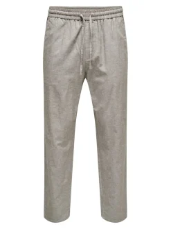 ONSLINUS Tapered Fit Lin Jogger