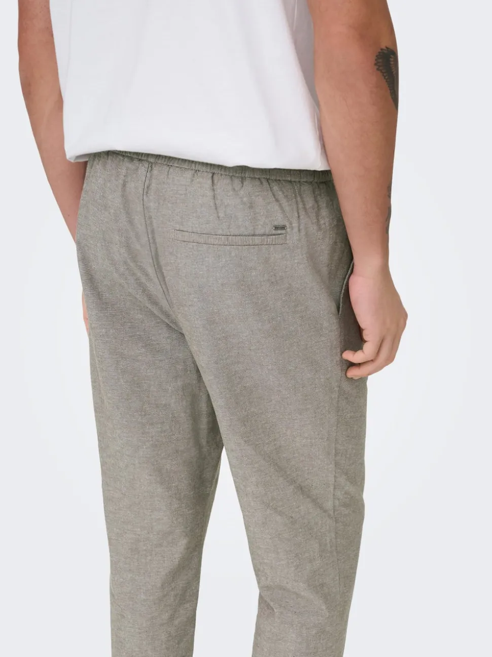 ONSLINUS Tapered Fit Lin Jogger