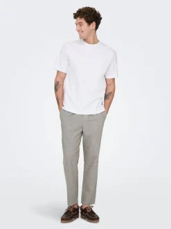 ONSLINUS Tapered Fit Lin Jogger