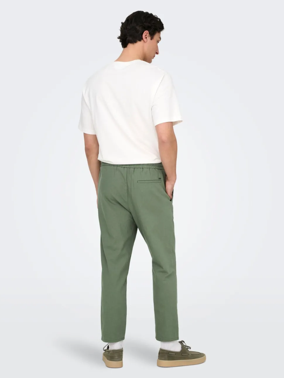 ONSLINUS Tapered Fit Lin Jogger