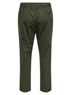 ONSLINUS Tapered Fit Lin Jogger