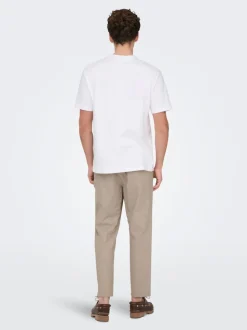 ONSLINUS Tapered Fit Lin Jogger