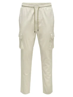 ONSLINUS Tapered Fit Lin Pantalon cargo