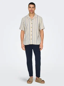 ONSLINUS Tapered Fit Lin Jogger