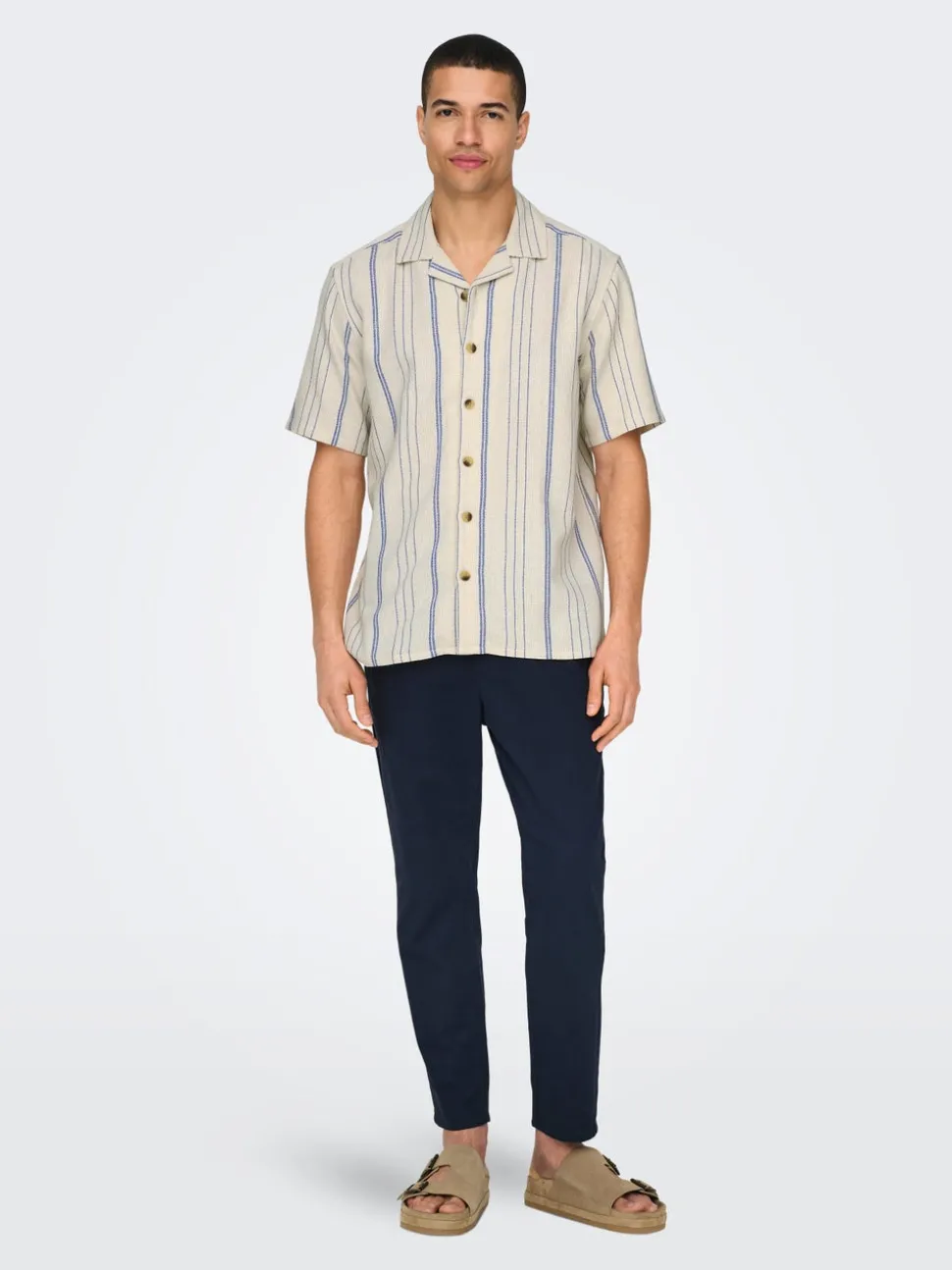 ONSLINUS Tapered Fit Lin Jogger
