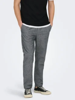 ONSLINUS Tapered Fit Lin Jogger