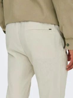 ONSLINUS Tapered Fit Lin Jogger